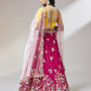 House of Panchhi Rose Pure Georgette Sequinse Work Lehenga & Blouse with Dupatta | Swadesiicart