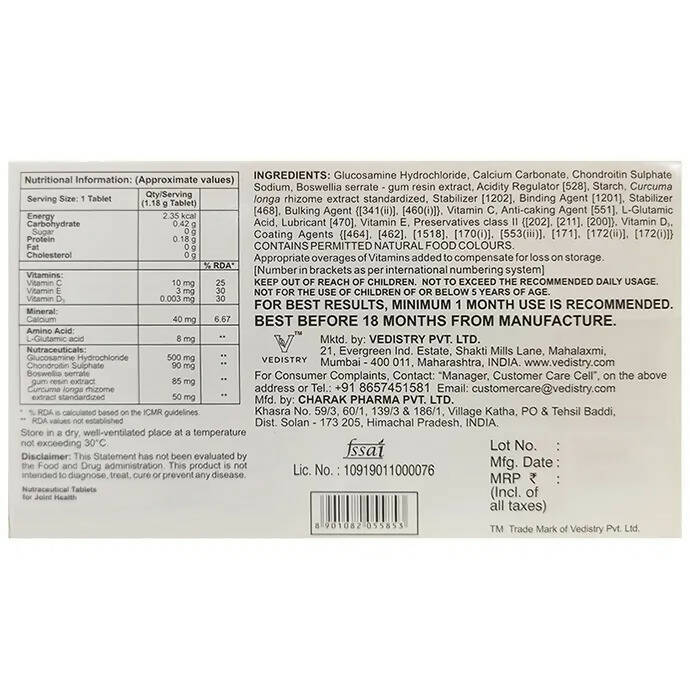 Charak Pharma Go 365 Nutra Tablets - Swadesiicart