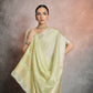 Vishnu Weaves Women's Pista Tissue Linen Zari Woven Saree with Blouse - Swadesiicart