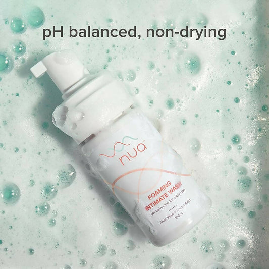 Nua Foaming Intimate Wash with Aloe Vera - Swadesiicart