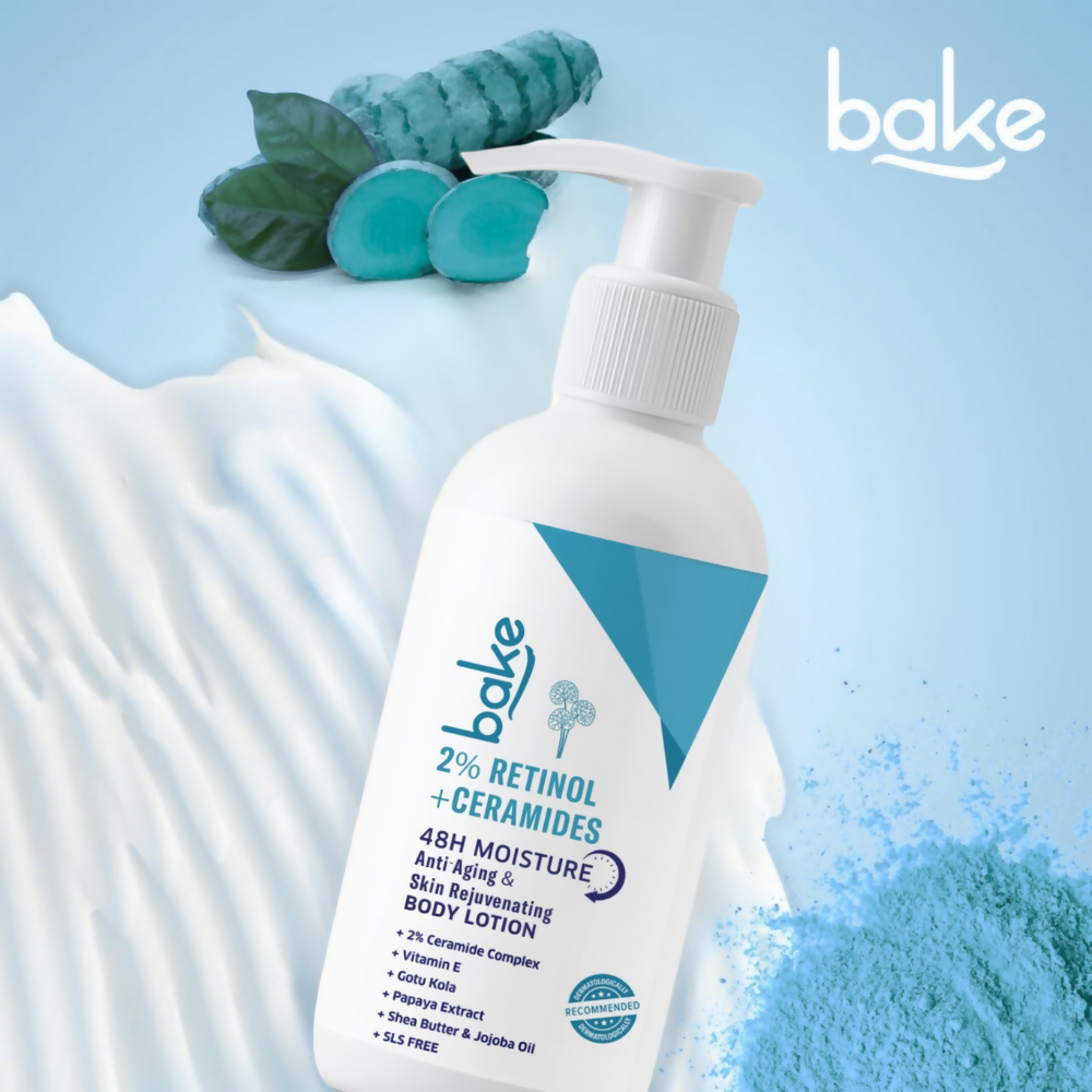 Bake 2% Retinol + Ceramides Body Lotion | Swadesiicart