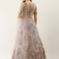 House of Panchhi Lavender - Net Embroidered Sequence Lehenga | Swadesiicart