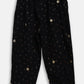Ahalyaa Black Crepe Kids Kurta Pants With Dupatta For Girls | Swadesiicart