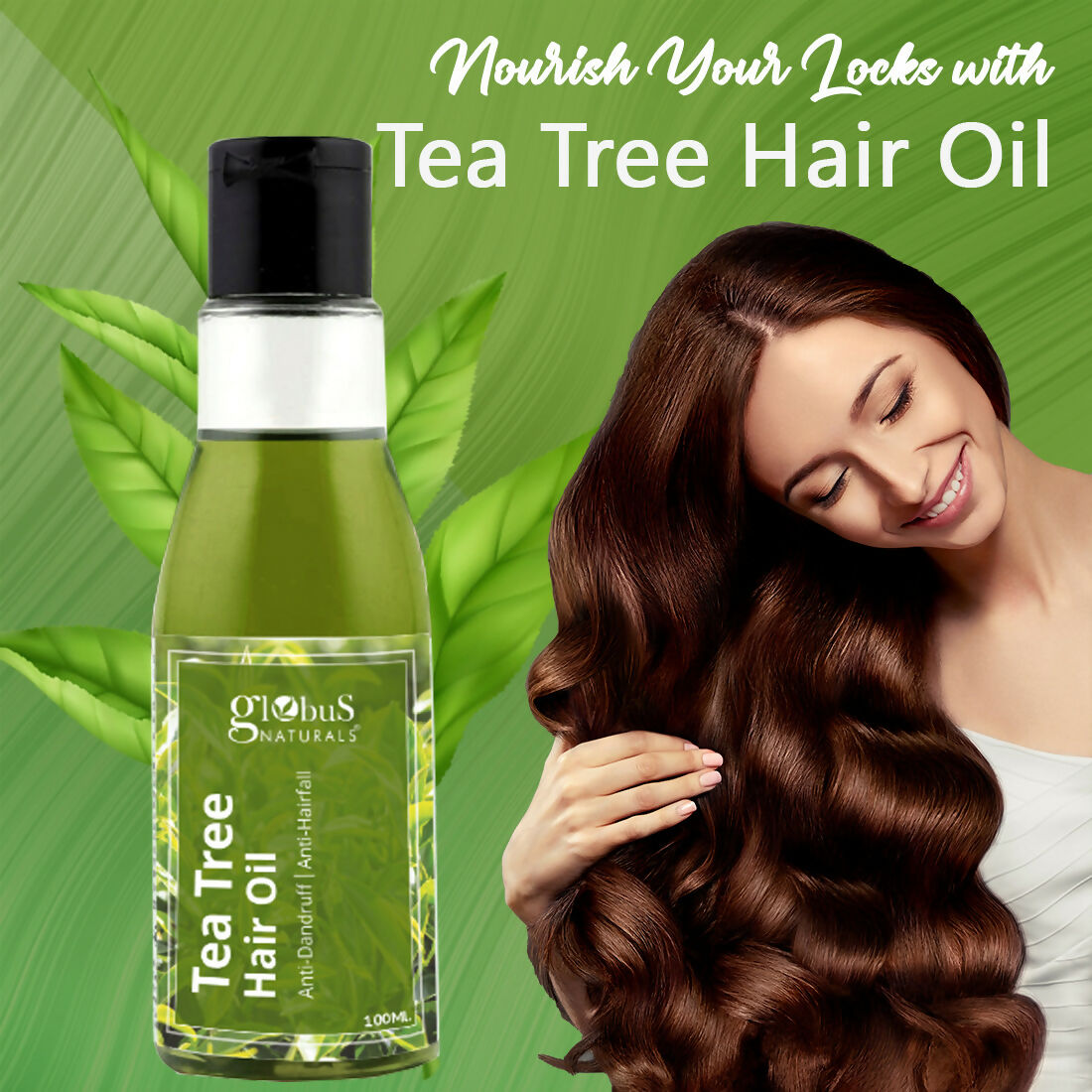 Globus Naturals Tea Tree Hair Oil | Swadesiicart