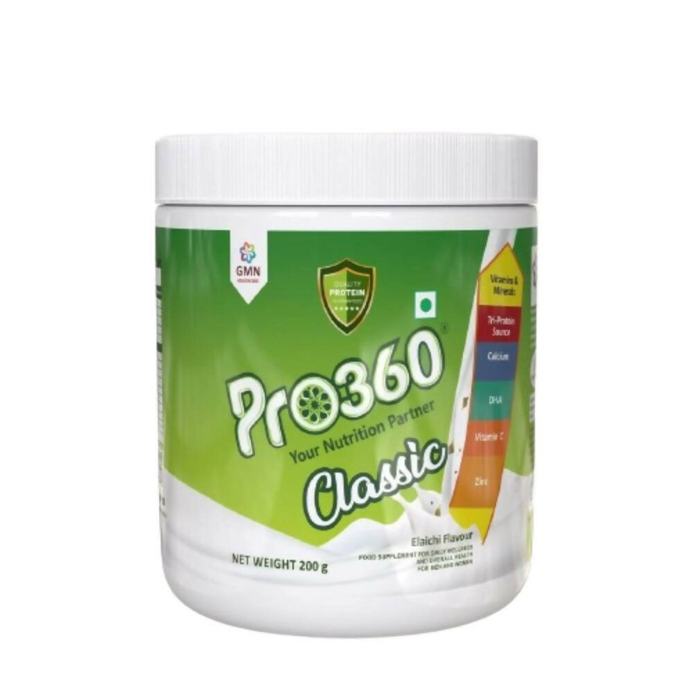 Pro360 Classic Daily Wellness Nutritional Protein Health Drink Supplement Powder | Swadesiicart