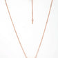 NVR Women's Rose Gold American Diamond Metal Chain - Swadesiicart