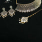 Mominos Fashion Johar Kamal Traditional Rajwadi Design Heavy Golden Colour Necklace Set - Mominos Fashion