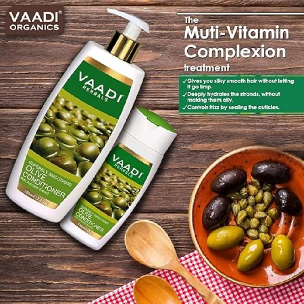 Vaadi Herbals Olive Conditioner with Avocado Extract - Swadesiicart