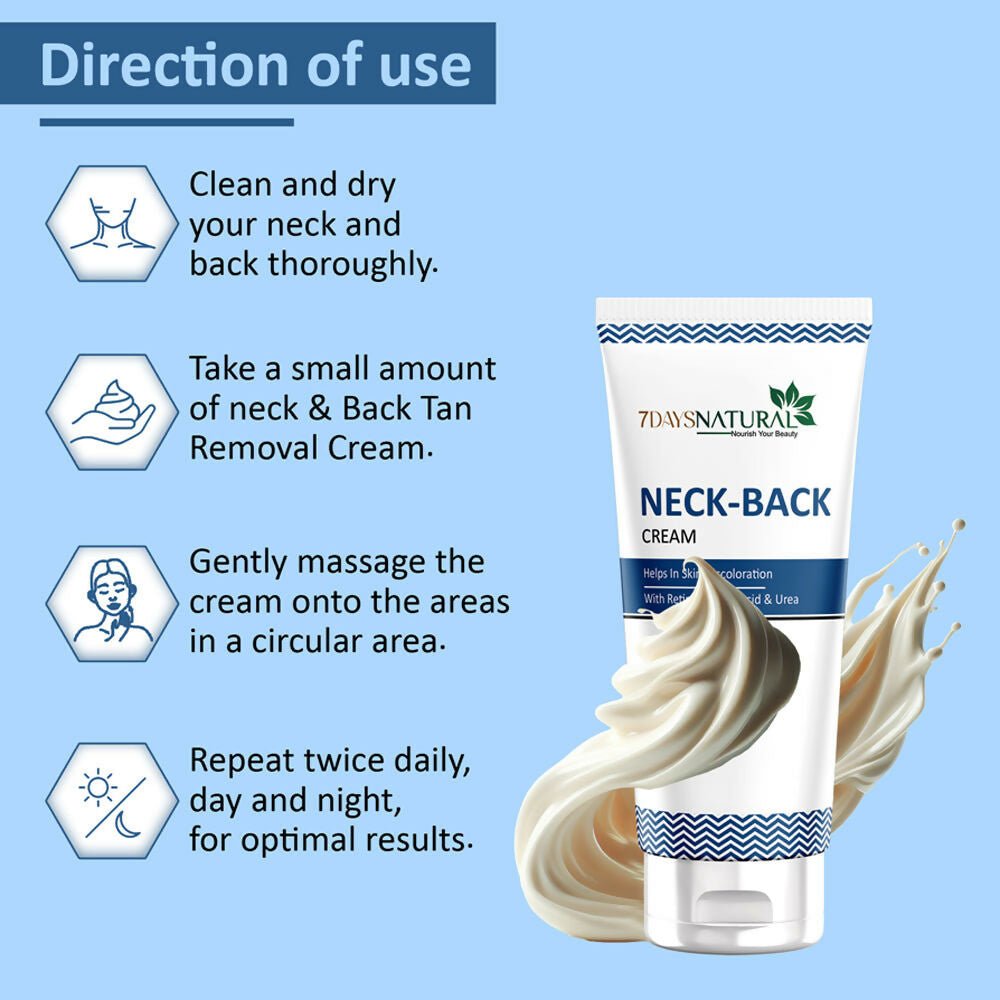 7 Days Neck Back Cream - Swadesiicart