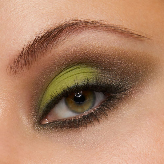 Huda Beauty Glowish Micro Mini Natural Eyeshadow Palette - Moss | Swadesiicart