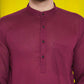Even Apparels Pure Cotton Maroon Kurta - Maroon | Swadesiicart