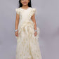 Lil Drama Mishti Off White Lehanga Choli Dupatta Set For Girls | Swadesiicart
