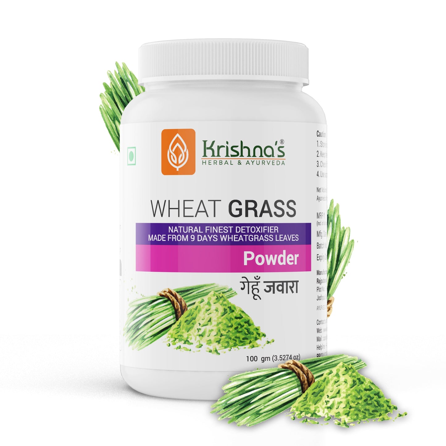 Krishna'S Herbal & Ayurveda Wheatgrass Powder | Swadesiicart