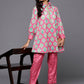 Ahalyaa Women's Traditional Wear Co-ods - Pink