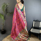 Joban Fashion Hot Pink Banarasi Soft Silk Woven Saree | Swadesiicart