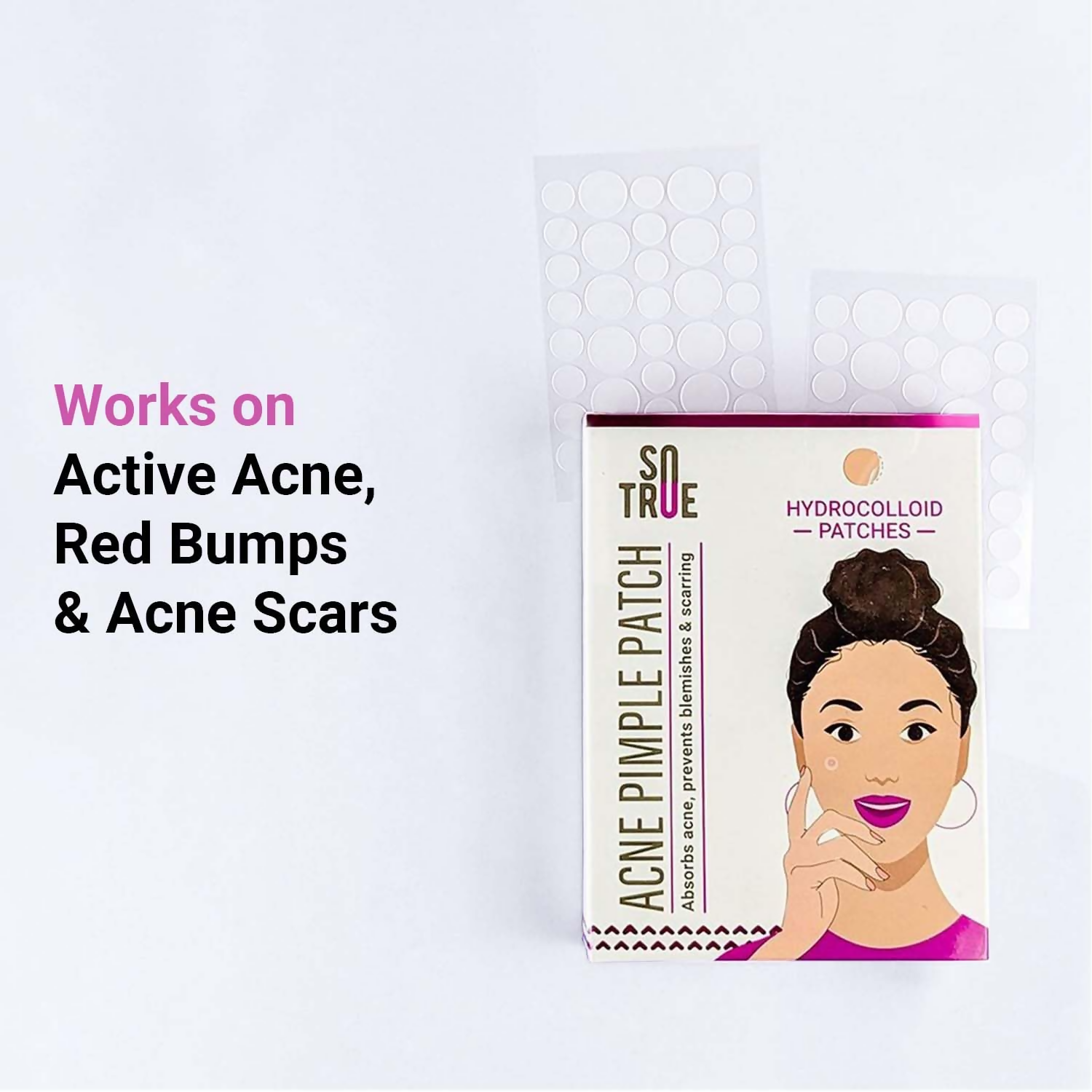 Sotrue Acne Pimple Patches For Face - Swadesiicart