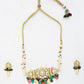 Kundan Maharani Choker With Earrings - Ruby Raang | Swadesiicart