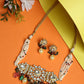 Kundan Maharani Choker With Earrings - Ruby Raang | Swadesiicart