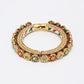 Multi Embellished Bangle - Ruby Raang - Swadesiicart