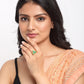 Kundan Ring - Ruby Raang | Swadesiicart