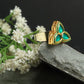 Kundan Ring - Ruby Raang | Swadesiicart