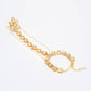 Kundan Hand Harness - Ruby Raang - Swadesiicart