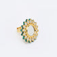 Kundan Cocktail Ring - Ruby Raang | Swadesiicart