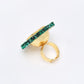 Kundan Cocktail Ring - Ruby Raang | Swadesiicart