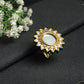 Kundan Cocktail Ring - Ruby Raang | Swadesiicart