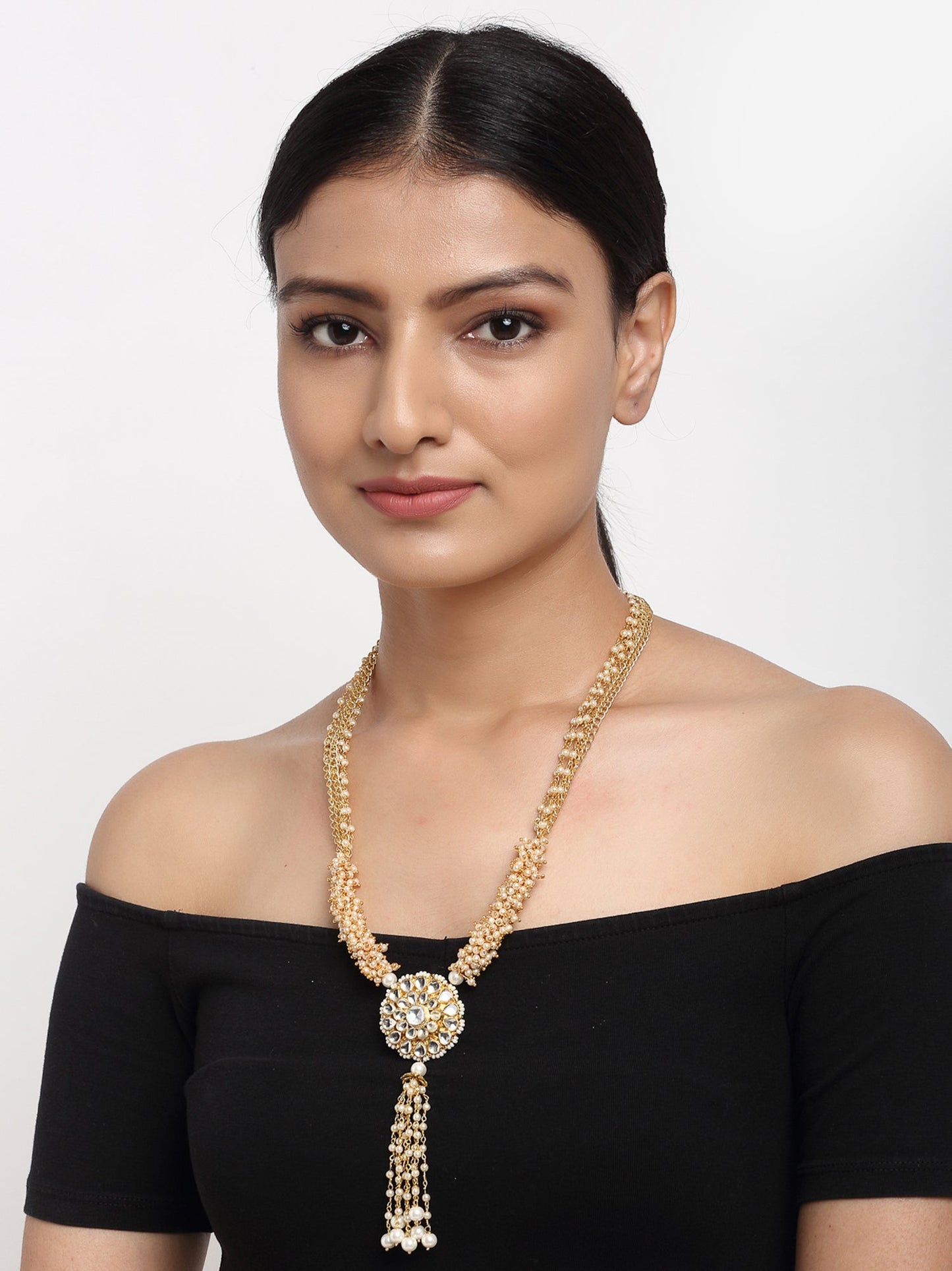 Kundan Neckpiece - Ruby Raang | Swadesiicart