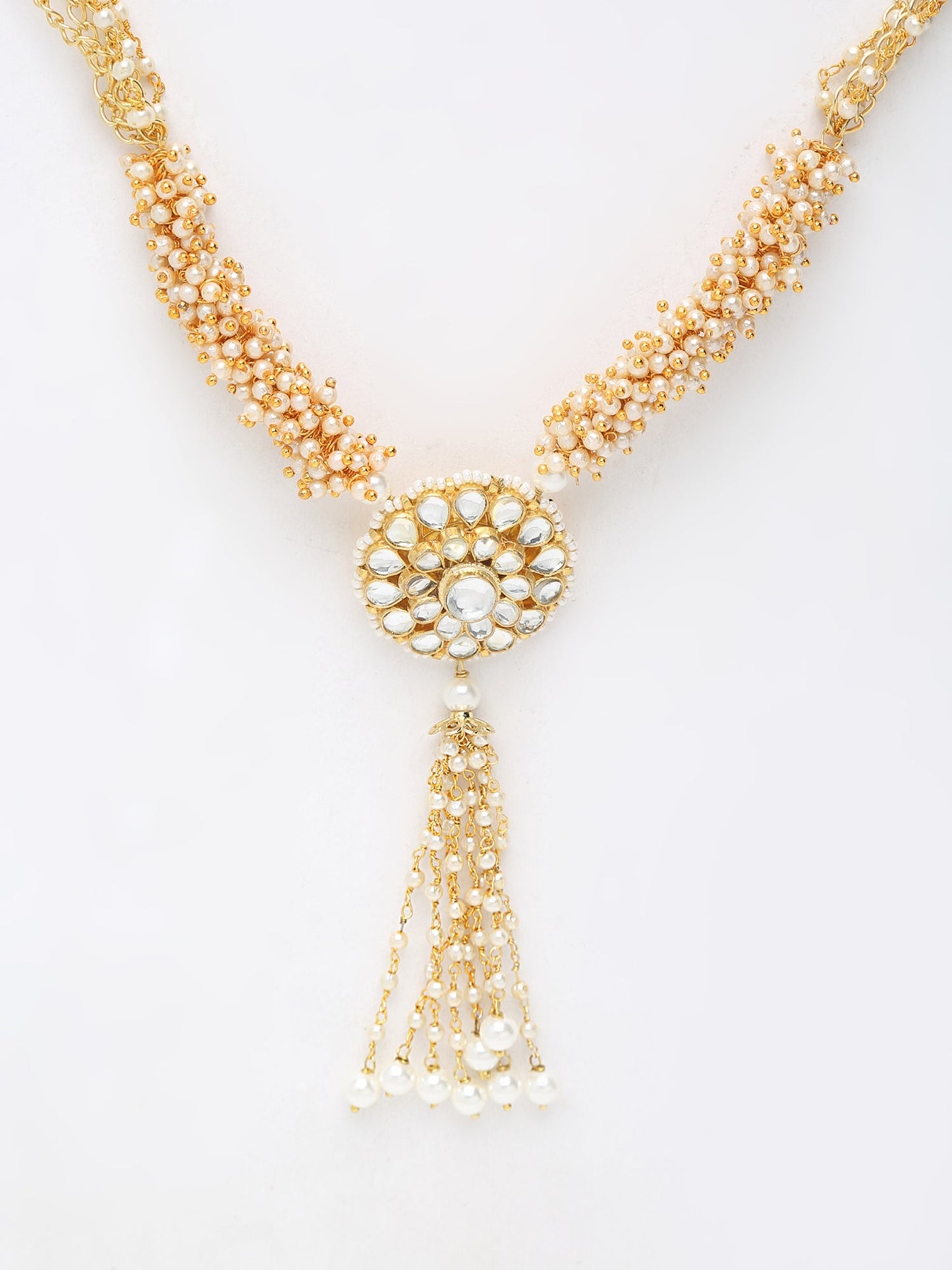 Kundan Neckpiece - Ruby Raang | Swadesiicart