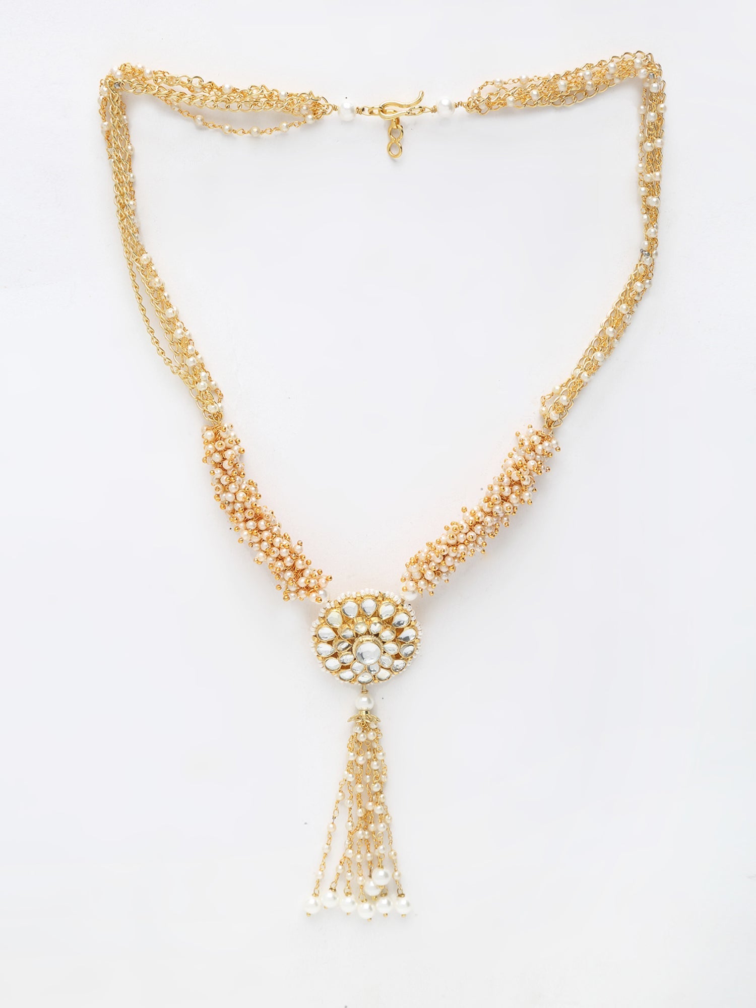Kundan Neckpiece - Ruby Raang | Swadesiicart