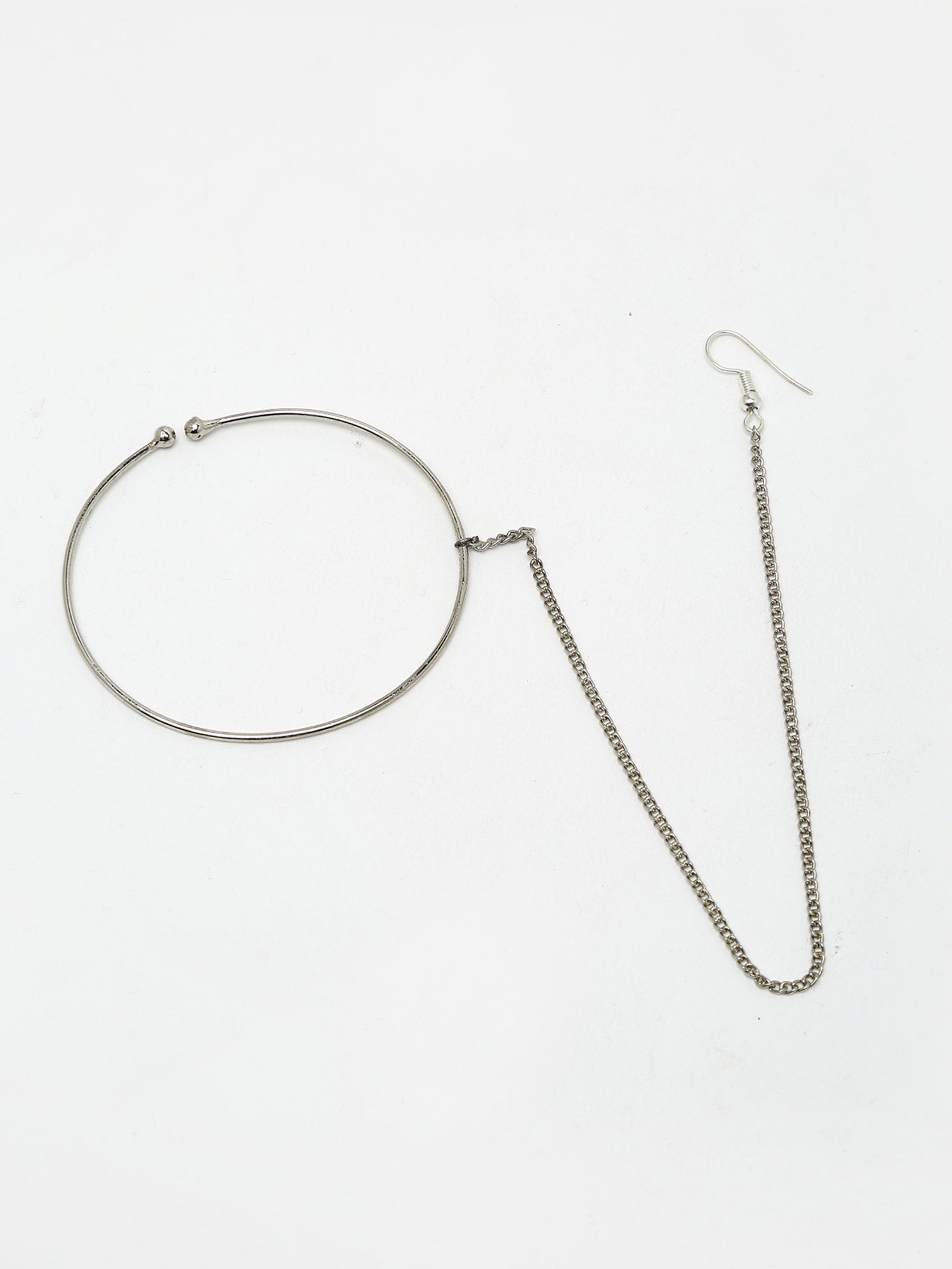 Silver Nose Ring - Ruby Raang | Swadesiicart