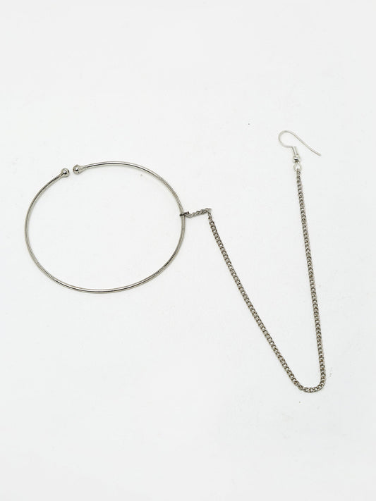Silver Nose Ring - Ruby Raang | Swadesiicart