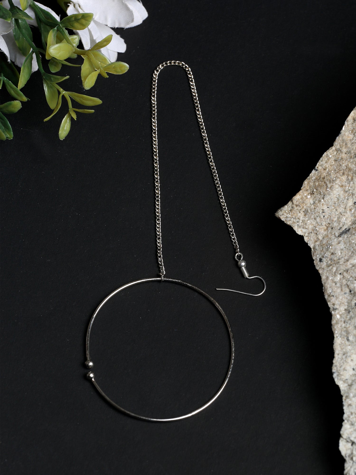 Silver Nose Ring - Ruby Raang | Swadesiicart