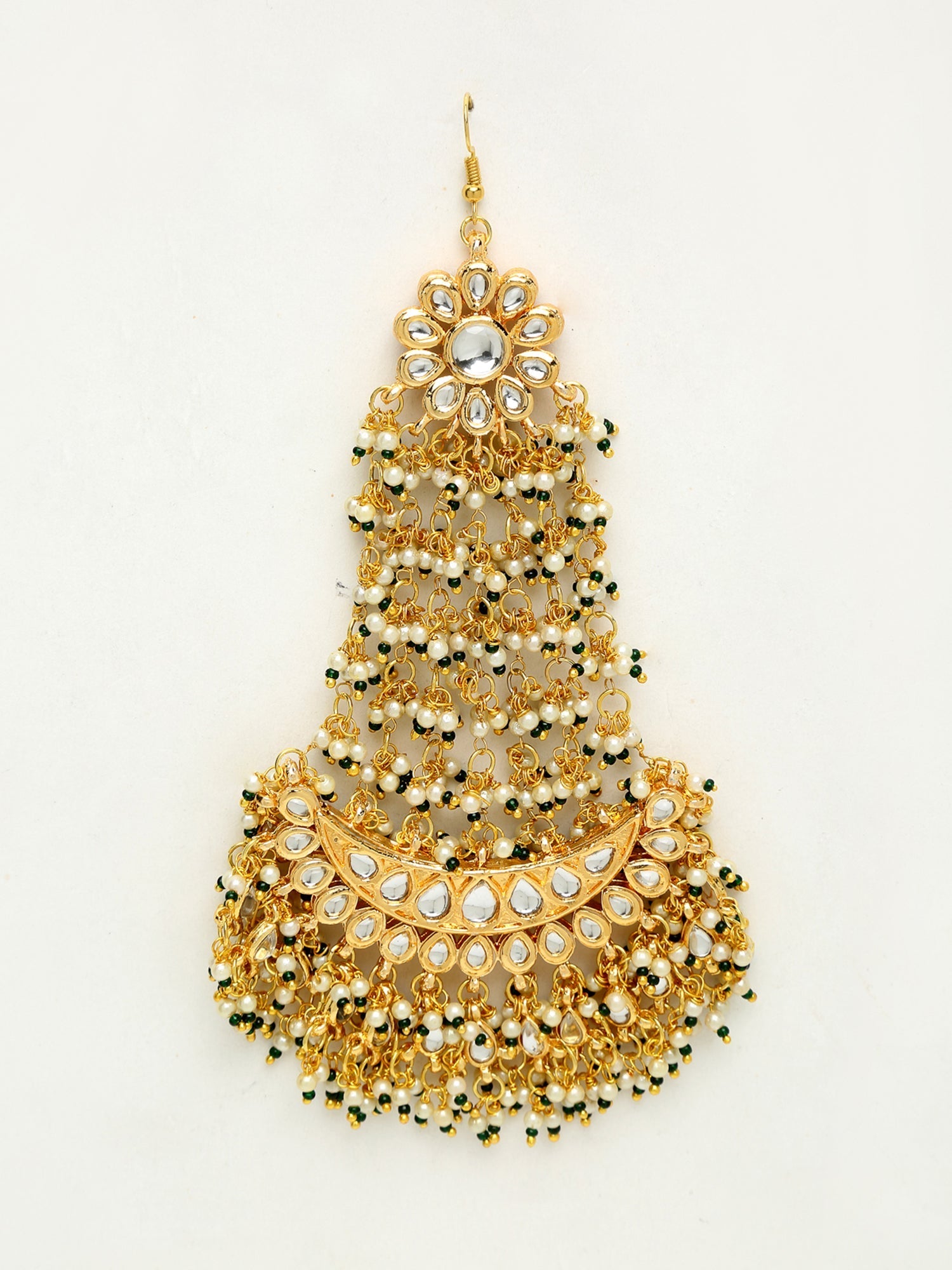 Kundan Passa/ Jhoomar - Ruby Raang | Swadesiicart