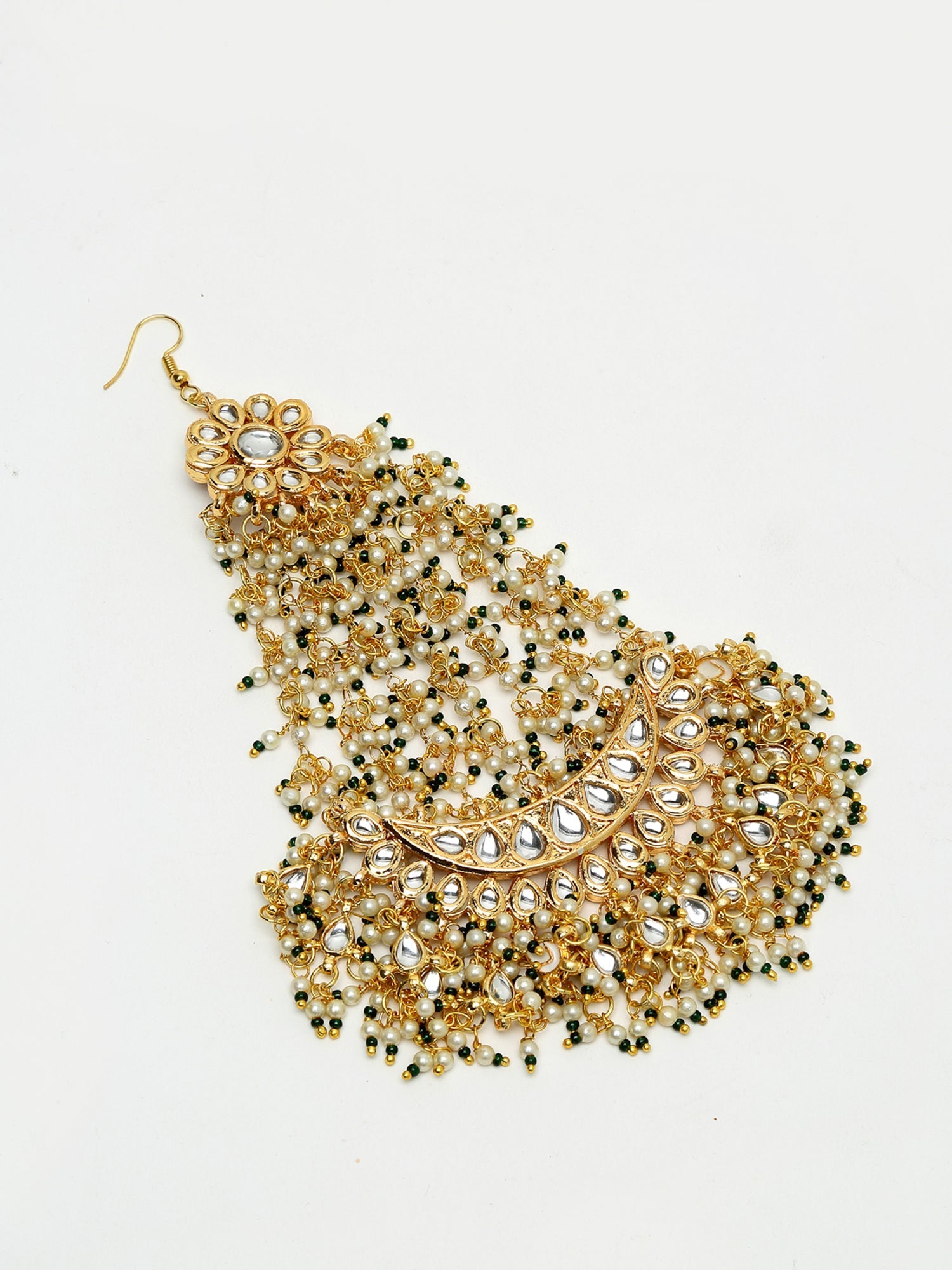 Kundan Passa/ Jhoomar - Ruby Raang | Swadesiicart