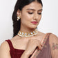 Kundan Choker With Studs - Ruby Raang | Swadesiicart