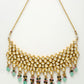 Kundan Neckpiece With Earrings And Maang Tikka - Ruby Raang - Swadesiicart