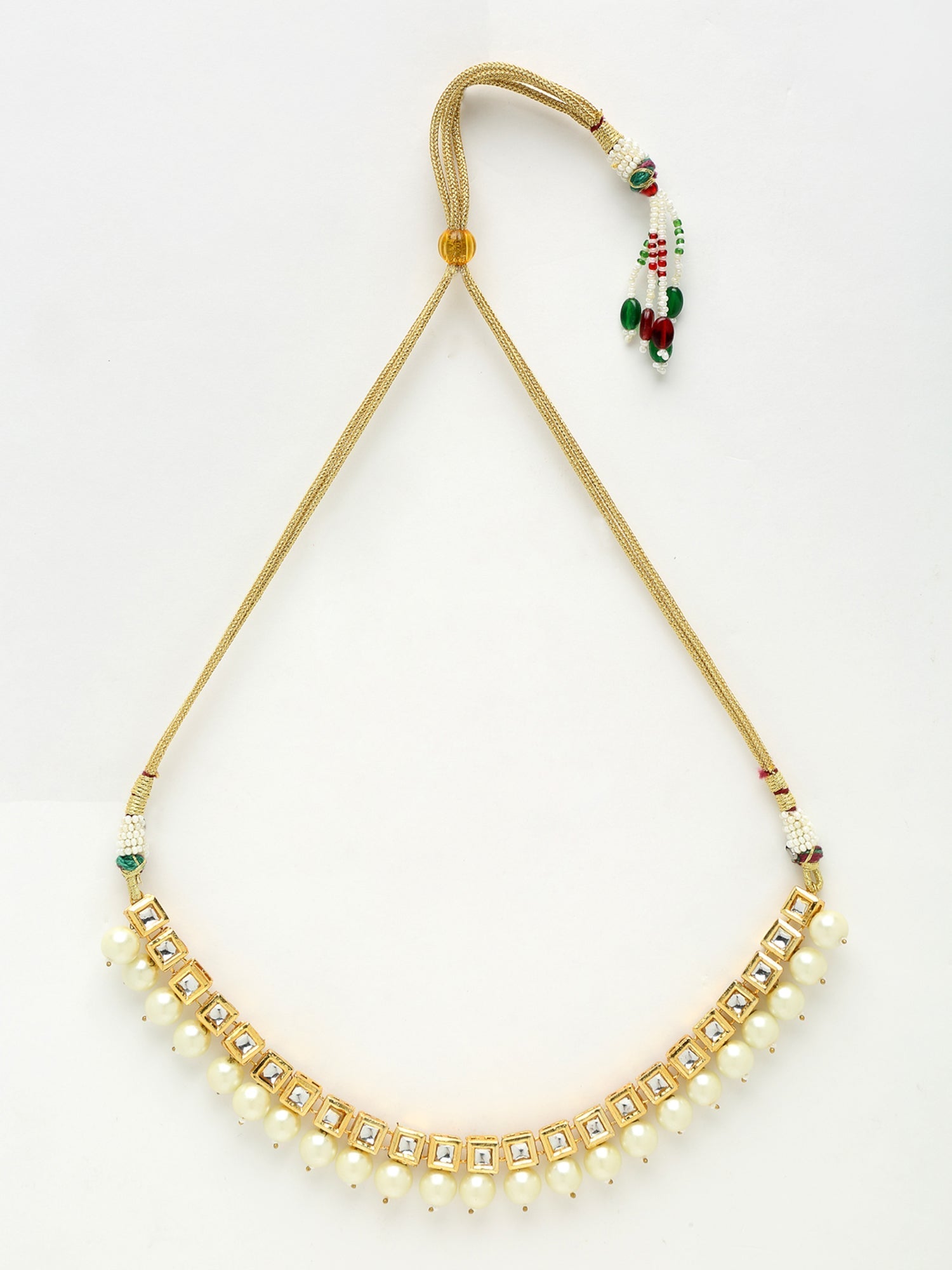 Kundan Neckpiece - Ruby Raang | Swadesiicart