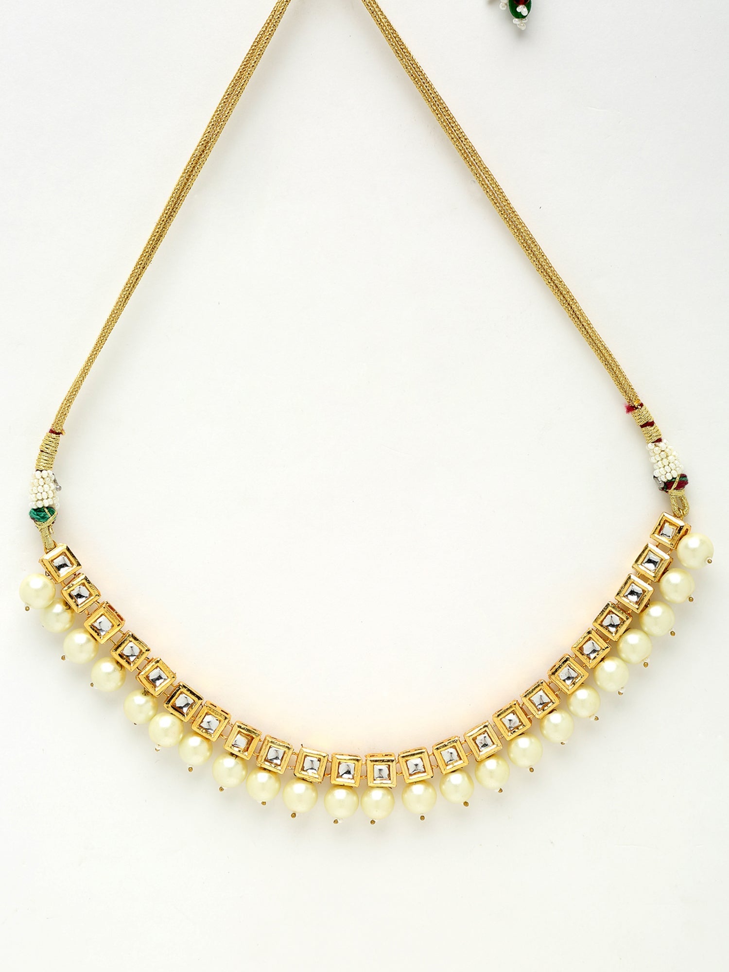 Kundan Neckpiece - Ruby Raang | Swadesiicart