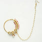 Maharani Kundan Nose Ring - Ruby Raang | Swadesiicart