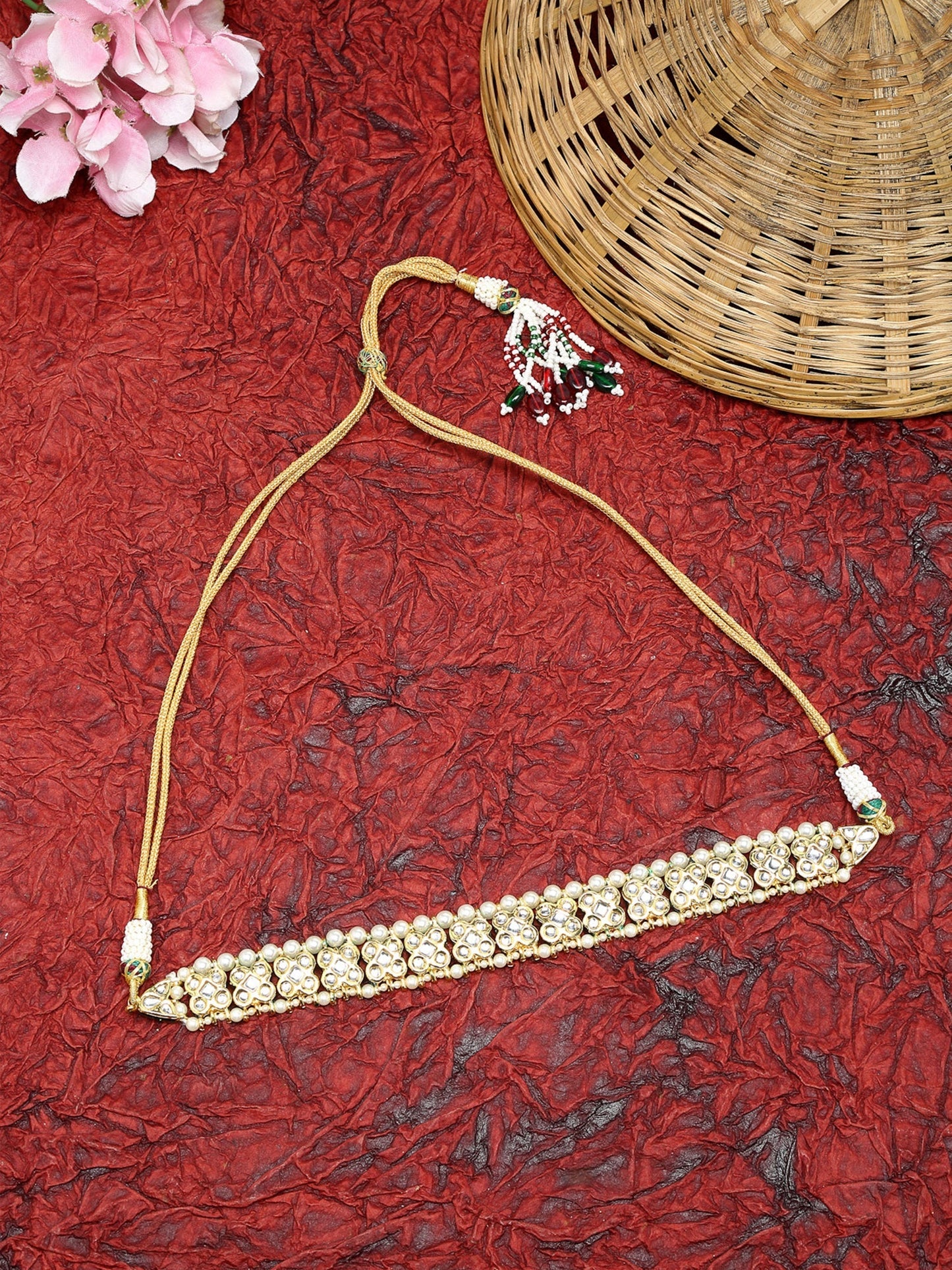 Kundan Choker - Ruby Raang | Swadesiicart