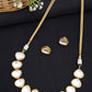 Kundan Choker With Kundan Studs - Ruby Raang | Swadesiicart