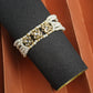 Women's Gold White Pearls Handcrafted Multistrand Bracelet - Ruby Raang - Ruby Raang Studio