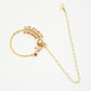 Maharani Kundan Nose Ring - Ruby Raang | Swadesiicart