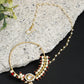 Maharani Kundan Nose Ring - Ruby Raang | Swadesiicart