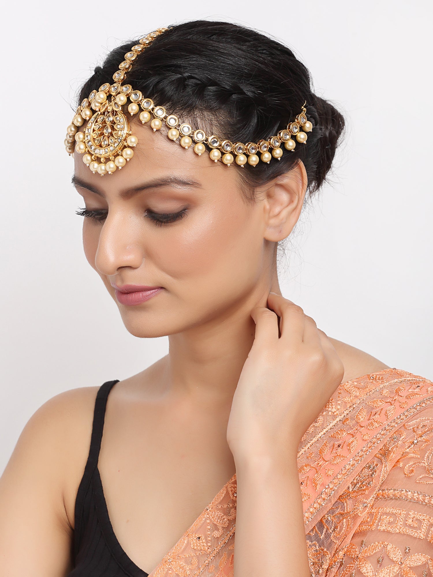 Kundan Matha Patti - Ruby Raang | Swadesiicart
