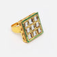 Kundan Ring - Ruby Raang | Swadesiicart