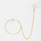 Golden Plated Nose Ring - Ruby Raang | Swadesiicart